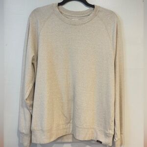 Faherty Striped Crewneck Long-Sleeve Pullover Shirt Sweatshirt Size Large